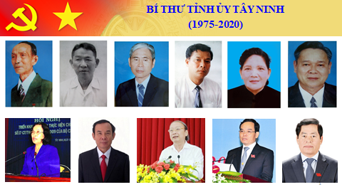 Các cơ sở đảng đầu tiên ở Tây Ninh và Bí thư Tỉnh uỷ qua các thời kỳ.